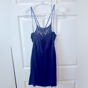 Bleuh Ceil Large Navy Blue Dress
